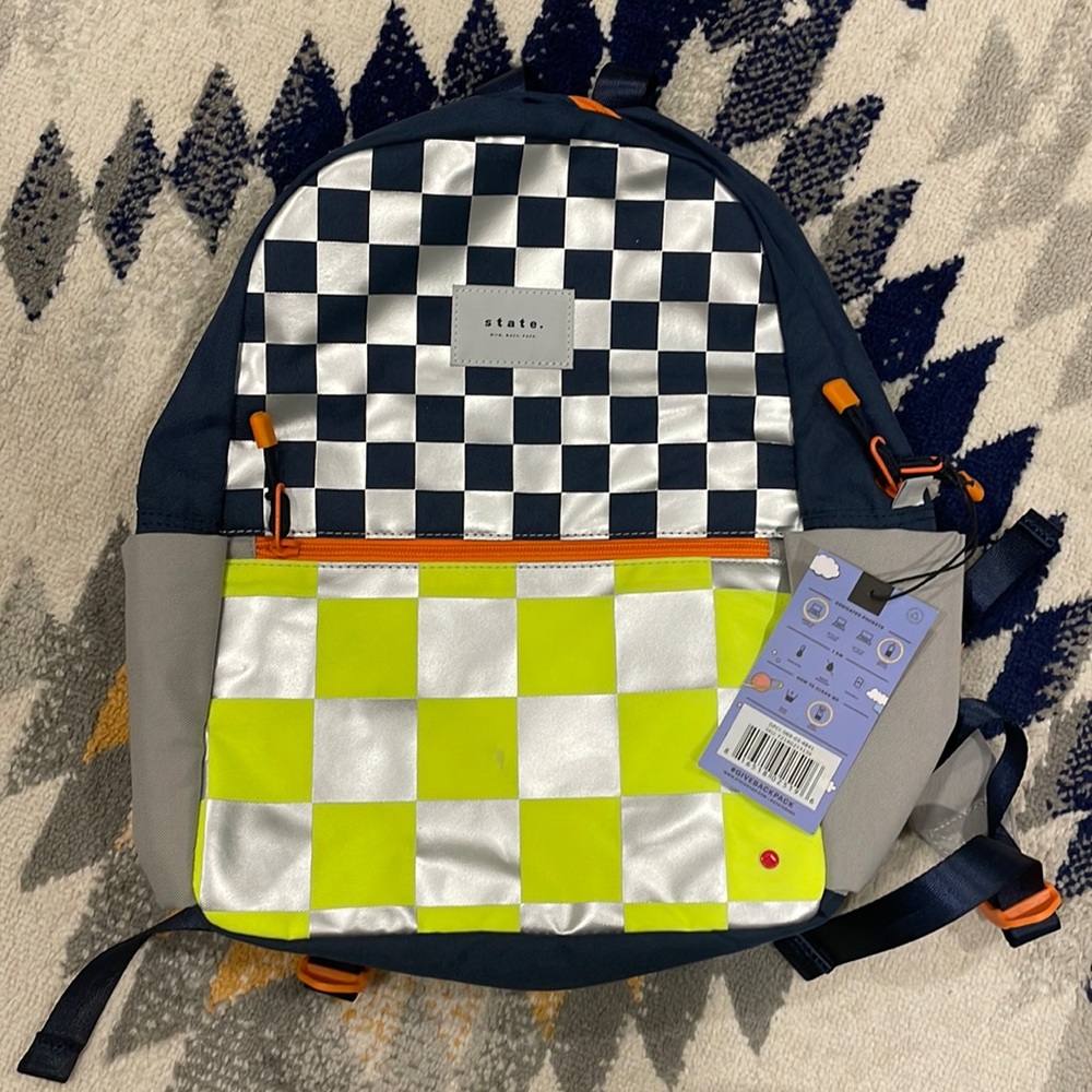 State backpack, NWT